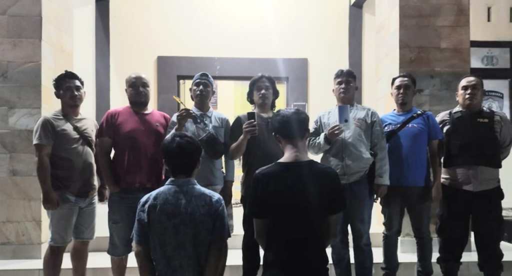 Pembobol Warung Sekaligus Penadahnya Di Tangkap Tekab 308 Polsek dan Polres Tanggamus