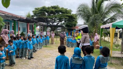 POLISI SAHABAT ANAK ldalam rangka Edukasi tertib lalu lintas sejak dini Tahun 2024
