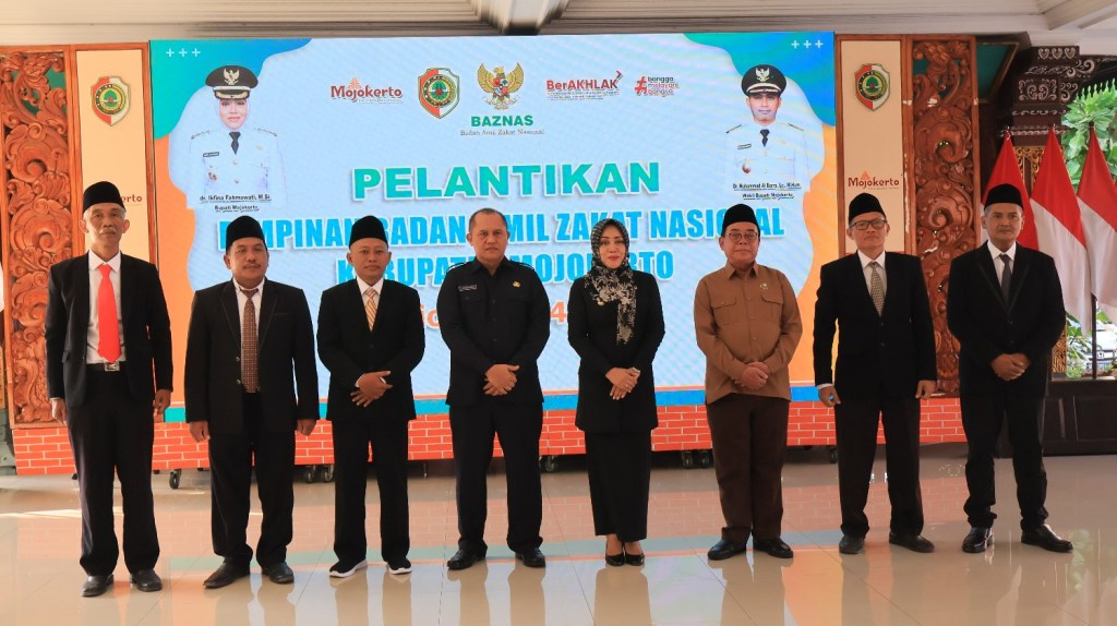 Lantik Pimpinan Baznas Kabupaten Mojokerto, Bupati Ikfina Minta Junjung Transparansi Dan Akuntabilitas