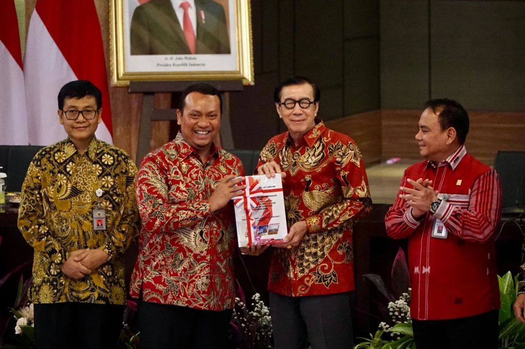 WTP Ke-15 Kali, Kepala Lapas Kotaagung Hadir Virtual pada Acara Penyerahan LHP BPK RI atas Laporan Keuangan Kemenkumham RI Tahun 2023