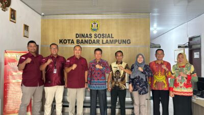 Kalapas Narkotika Kelas IIA Bandar Lampung Ade Kusmanto Melakukan Kunjungan Ke Dinas Sosial, Ini Agenda nya .. !&nbsp;!