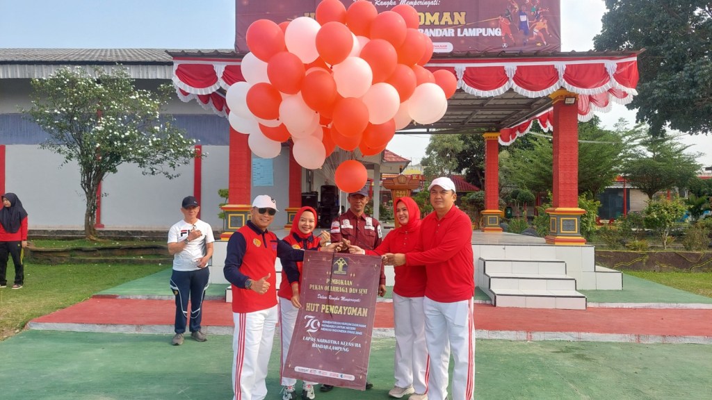 Lapas Narkotika kelas IIA Bandar Lampung Gelar Apel Pembukaan Perlombaan Hari Pengayoman Ke – 79&nbsp;2024