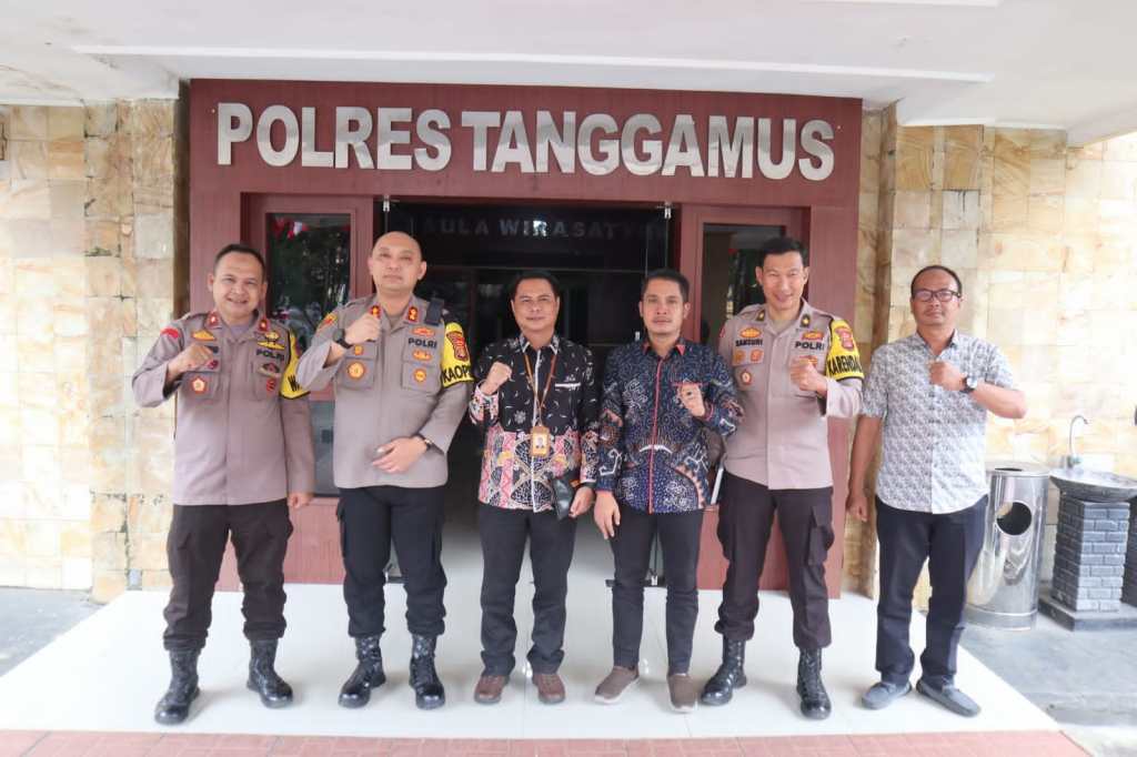 Kapolres Tanggamus Gelar Audiensi dengan Bawaslu Tanggamus Bahas Kesiapan Pilkada 2024