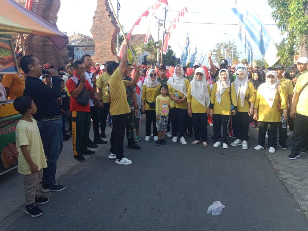 Peringati HUT RI, Pemdes Punggul Adakan Jalan Sehat