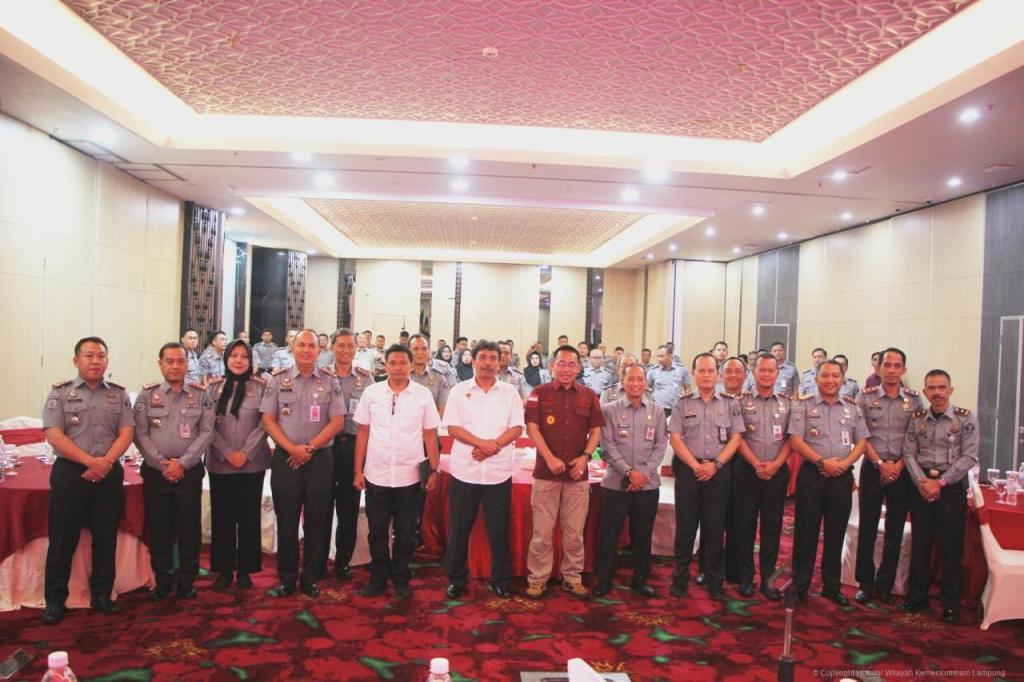 Perkuat Fungsi Intelijen Cegah Gangguan Kamtib, Lapas Kotaagung Ikut Serta Dalam Sosialisasi Teknis Pemasyarakatan Tahun&nbsp;2024