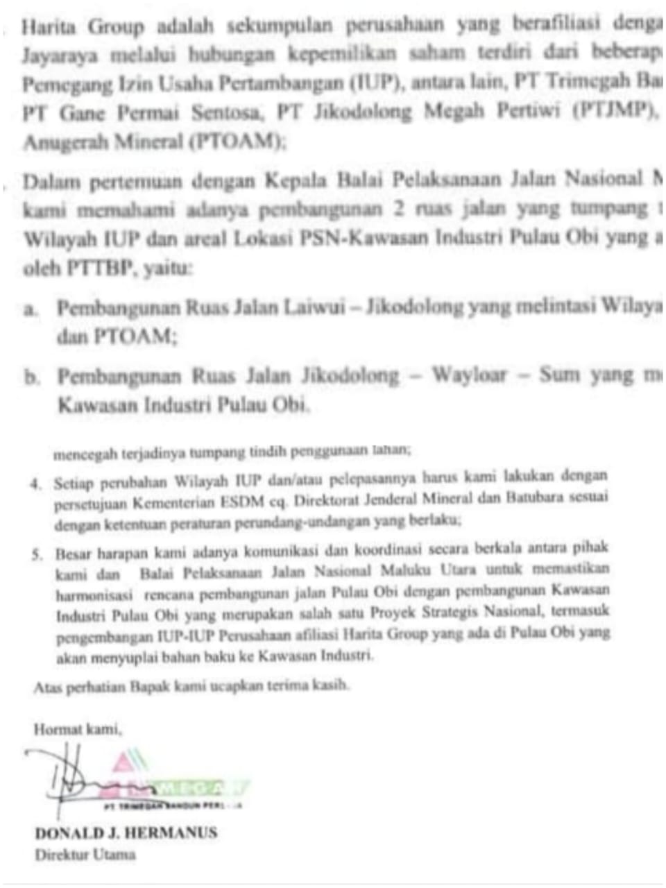 Diduga Terlibat Kasus Suap AGK. Praktisi Hukum Jakarta Desak KPK RI Seret Dirut PT.&nbsp;TBP