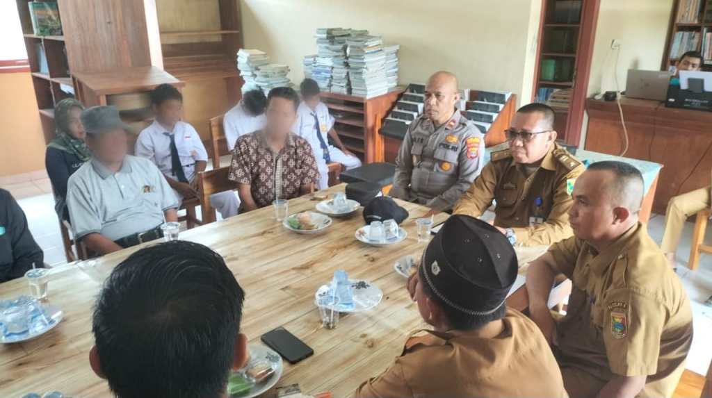 Gerak Cepat Polsek Pematang Sawa Tindak Lanjuti Video Viral Perundungan Siswa SMP