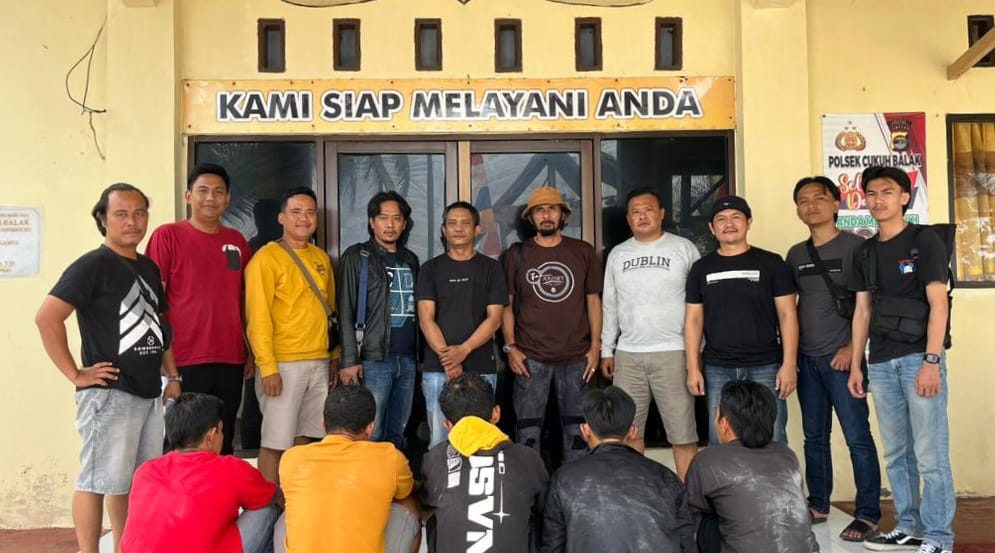 Polsek Cukuh Balak Dan Satresnarkoba Polres Tanggamus Berhasil Tangkap Pelaku Judi, Dua Diantaranya Positif Pakai Narkoba Sabu