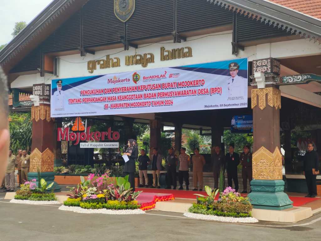 Bupati Ikfina Resmi Melantik BPD se-Kabupaten&nbsp;Mojokerto