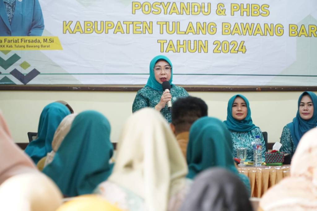 Untuk Seleksi Kader Terbaik, Hanita Farial Firsada Buka Lomba Kader Kesehatan Posyandu Dan PHBS Tubaba
